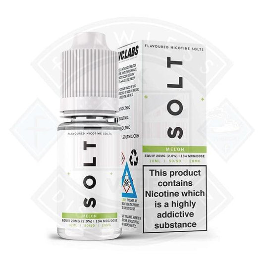 SOLT Melon Nic Salt 20mg 10ml - Flawless Vape Shop