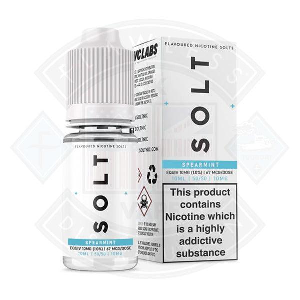 SOLT Spearmint Nic Salt 10mg 10ml - Flawless Vape Shop