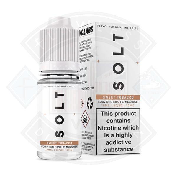 SOLT Sweet Tobacco Nic Salt 10mg 10ml - Flawless Vape Shop