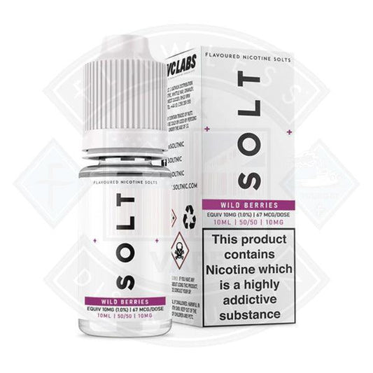 SOLT Wild Berries Nic Salt 10mg 10ml - Flawless Vape Shop