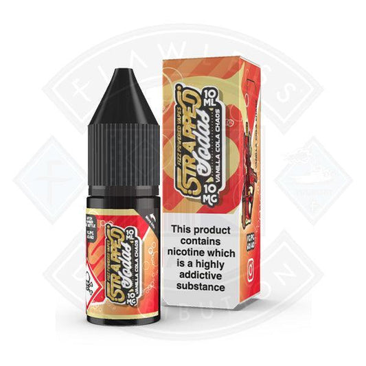 Strapped Sodas Nic Salt - Vanilla Cola Chaos 10ml - Flawless Vape Shop