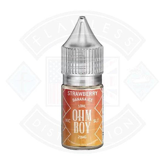 Strawberry Banana ICE Nic Salt by Ohm Boy SLT - Flawless Vape Shop