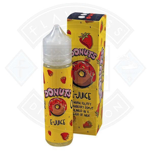 Strawberry Donuts 0mg 50ml Shortfill E-liquid - Flawless Vape Shop