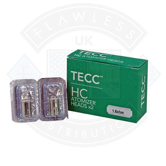 Tecc HC Atomizer Heads 1.6 OHM 2 pack - Flawless Vape Shop