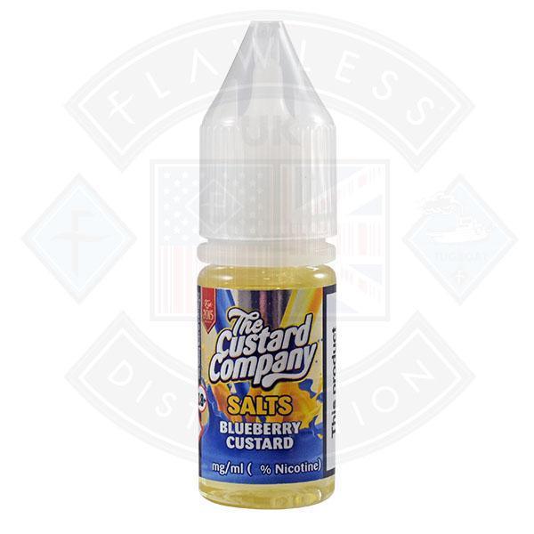 The Custard Company Nic Salt- Blueberry Custard 10ml E-liquid - Flawless Vape Shop