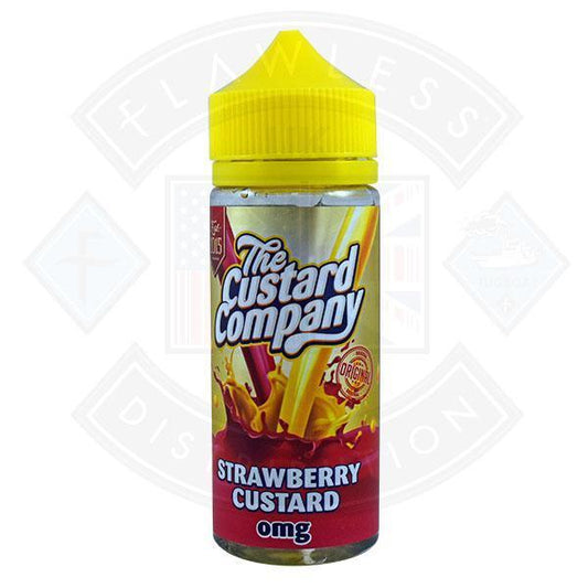 The Custard Company - Strawberry Custard 0mg 100ml Shortfill - Flawless Vape Shop