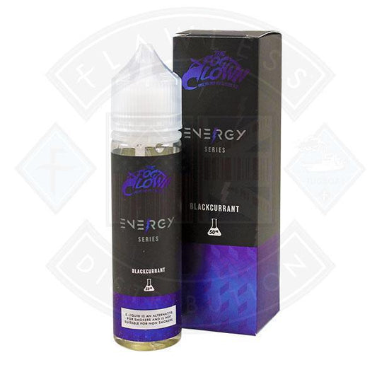 The Fog Clown Energy Series Blackcurrant 50ml Shortfill e-liquid - Flawless Vape Shop