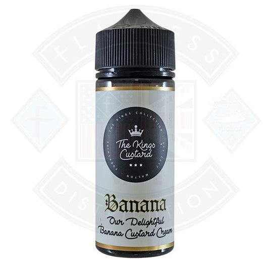 The Kings Custard - Banana 0mg 100ml Shortfill - Flawless Vape Shop