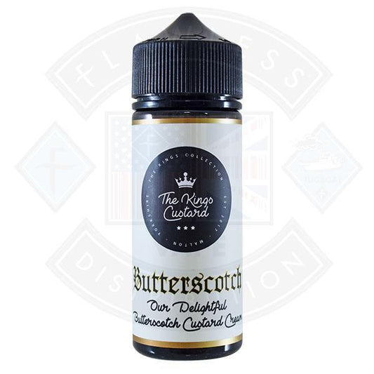 The Kings Custard - Butterscotch 0mg 100ml Shortfill - Flawless Vape Shop