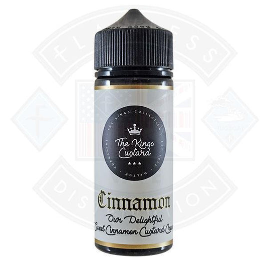 The Kings Custard - Cinnamon 0mg 100ml Shortfill - Flawless Vape Shop