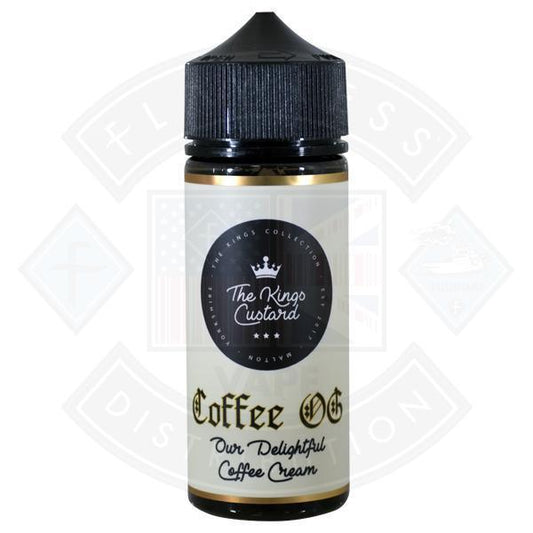 The Kings Custard - Coffee OG 0mg 100ml Shortfill - Flawless Vape Shop