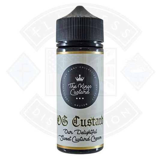 The Kings Custard - OG Custard 0mg 100ml Shortfill - Flawless Vape Shop