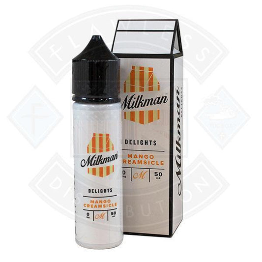 The Milkman Delights Mango Creamsicle 50ml 0mg shortfill e-liquid - Flawless Vape Shop