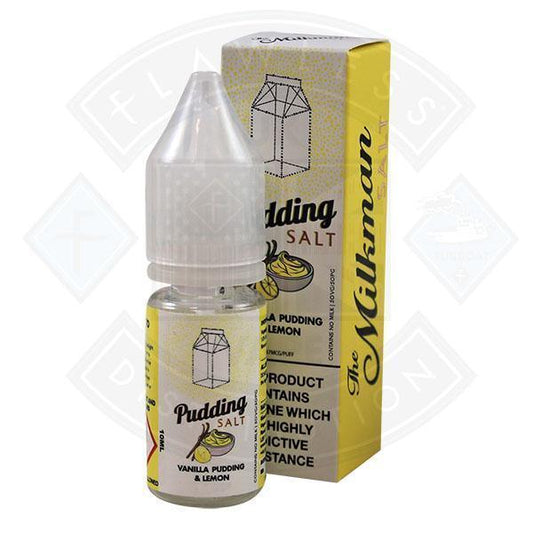 The Milkman Salt Pudding - Vanilla Pudding & Lemon 10ml - Flawless Vape Shop