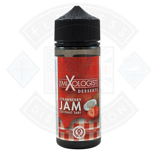 The Mixologist Desserts - Strawberry Jam Coconut Tart 0mg 100ml Shortfill - Flawless Vape Shop