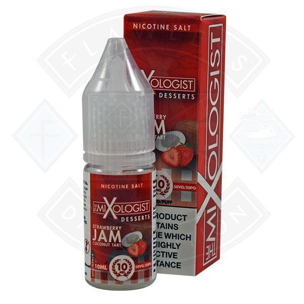 The Mixologist Desserts - Strawberry Jam Coconut Tart 50/50 Nic Salt 10ml - Flawless Vape Shop