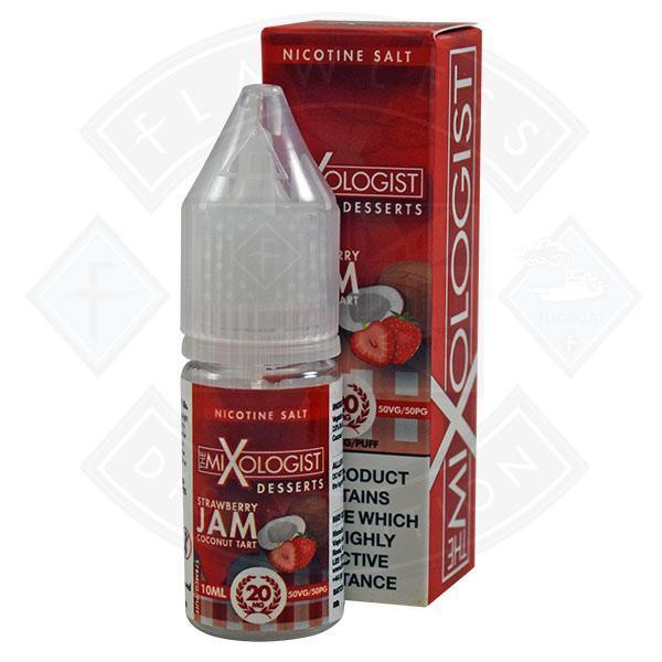 The Mixologist Desserts - Strawberry Jam Coconut Tart 50/50 Nic Salt 10ml - Flawless Vape Shop