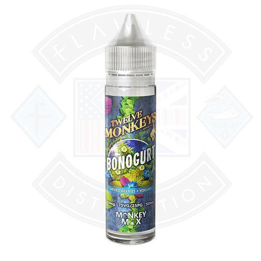 Twelve Monkeys - Bonogurt 0mg 50ml Shortfill E liquid - Flawless Vape Shop