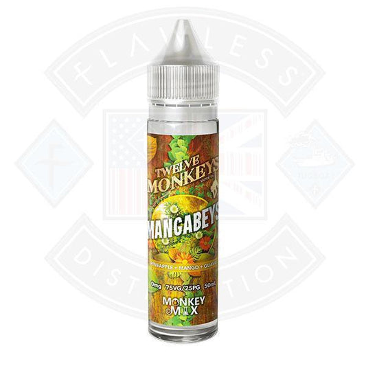 Twelve Monkeys - Mangabeys 0mg 50ml Shortfill - Flawless Vape Shop