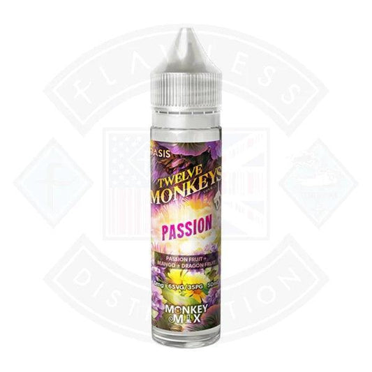 Twelve Monkeys Oasis - Passion 50ml E-Liquid - Flawless Vape Shop