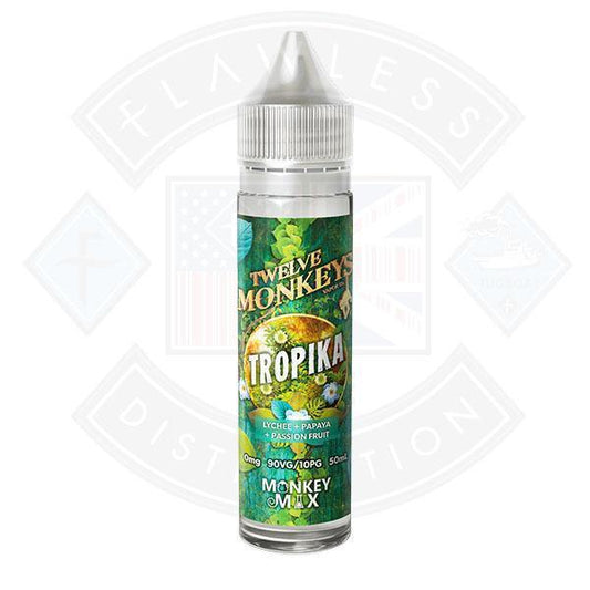 Twelve Monkeys - Tropika 0mg 50ml Shortfill - Flawless Vape Shop