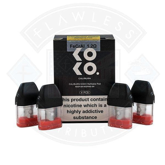 Uwell Caliburn Koko Pod 1.2ohm 4 pcs/pack - Flawless Vape Shop