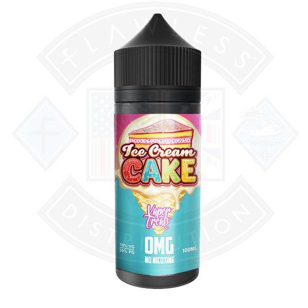 Vaper Treats - Ice Cream Cake 0mg 100ml Shortfill - Flawless Vape Shop