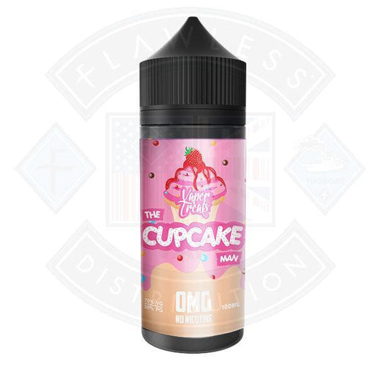 Vaper Treats - The Cupcake Man Strawberry 0mg 100ml Shortfill E-liquid - Flawless Vape Shop