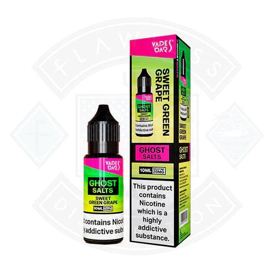 Vapes Bars Ghost Sweet Green Grape Nic Salt 10ml - Flawless Vape Shop