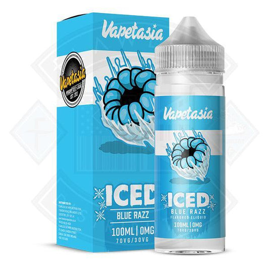 Vapetasia - ICED Blue Razz 100ml 0mg - Flawless Vape Shop