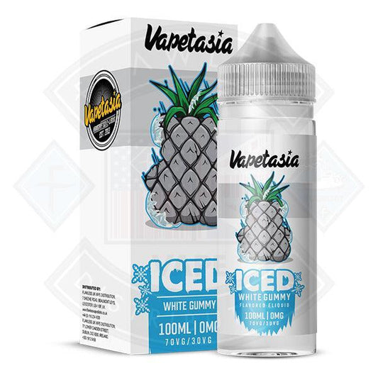 Vapetasia - ICED White Gummy 100ml 0mg - Flawless Vape Shop