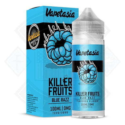 Vapetasia - Killer Fruits Blue Razz 100ml 0mg - Flawless Vape Shop