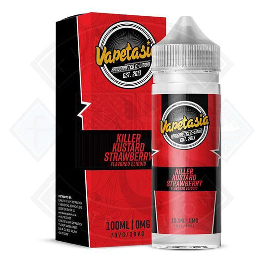 Vapetasia - Killer Kustard Strawberry 100ml 0mg - Flawless Vape Shop