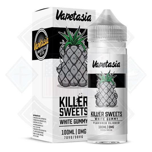 Vapetasia - Killer Sweets White Gummy 100ml 0mg - Flawless Vape Shop