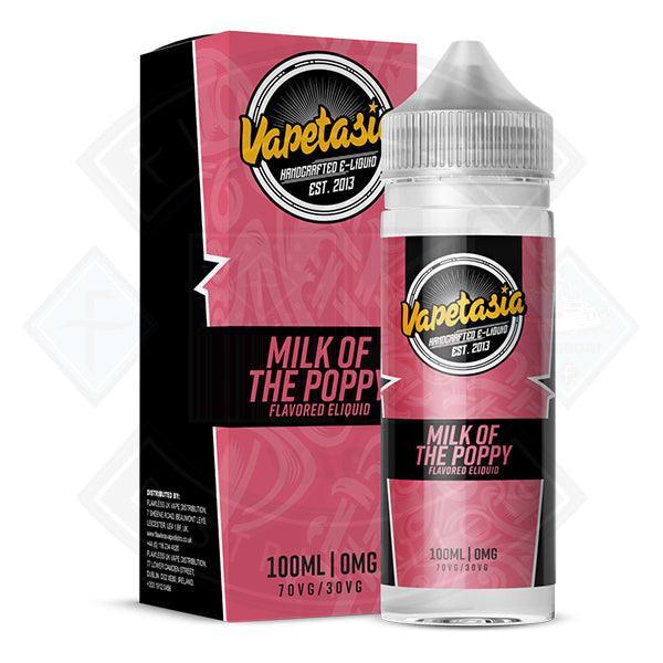 Vapetasia - Milk of the Poppy 100ml 0mg - Flawless Vape Shop