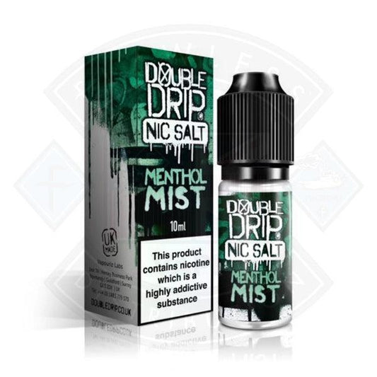 Vapouriz Double Drip Nic Salt Menthol Mist 10ml E-liquid - Flawless Vape Shop