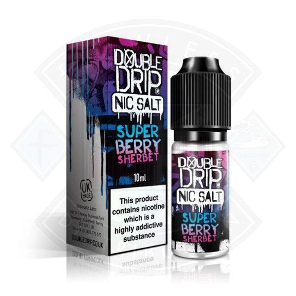 Vapouriz Double Drip Nic Salt Super Berry Sherbet 10ml E-liquid - Flawless Vape Shop