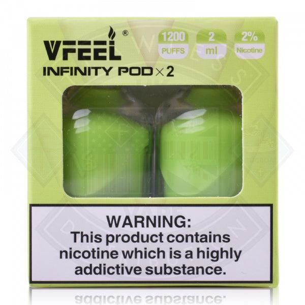 VFEEL Infinity Prefilled Pods 20mg Salt 2 Pack - Flawless Vape Shop