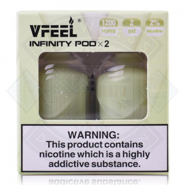 VFEEL Infinity Prefilled Pods 20mg Salt 2 Pack - Flawless Vape Shop