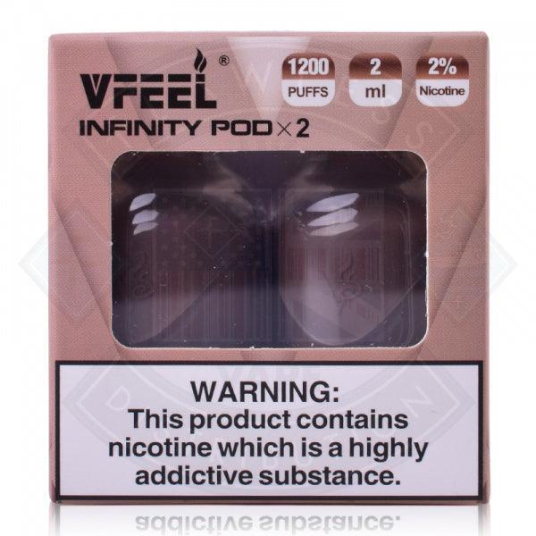 VFEEL Infinity Prefilled Pods 20mg Salt 2 Pack - Flawless Vape Shop