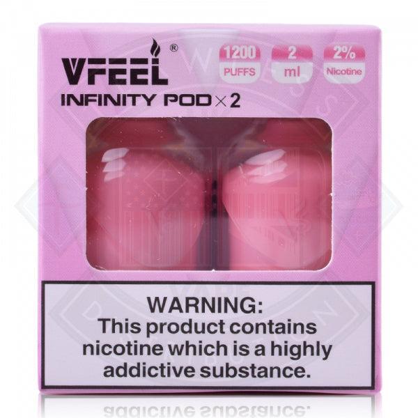 VFEEL Infinity Prefilled Pods 20mg Salt 2 Pack - Flawless Vape Shop