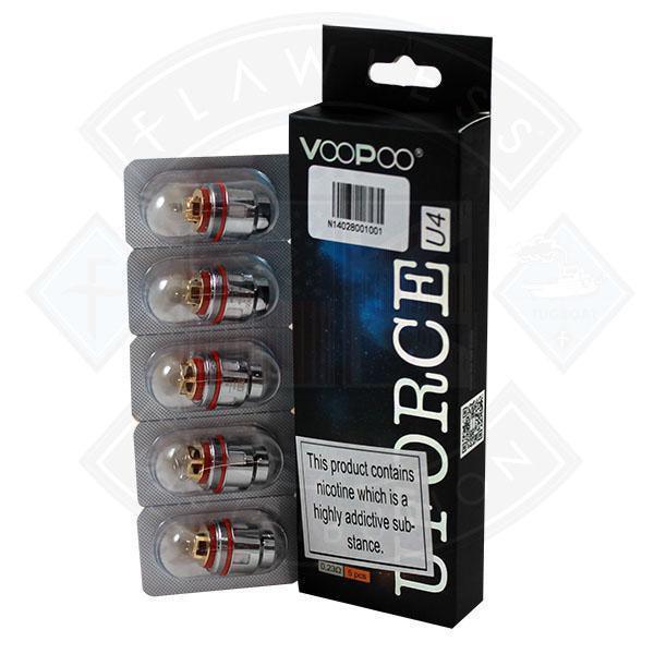 Voopoo UForce U4 Coils (5 Pack) 0.23ohm - Flawless Vape Shop