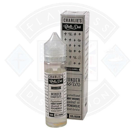 White Label - Wonder Worm 50ml by Charlie's Chalkdust Short Fill e-liquid - Flawless Vape Shop