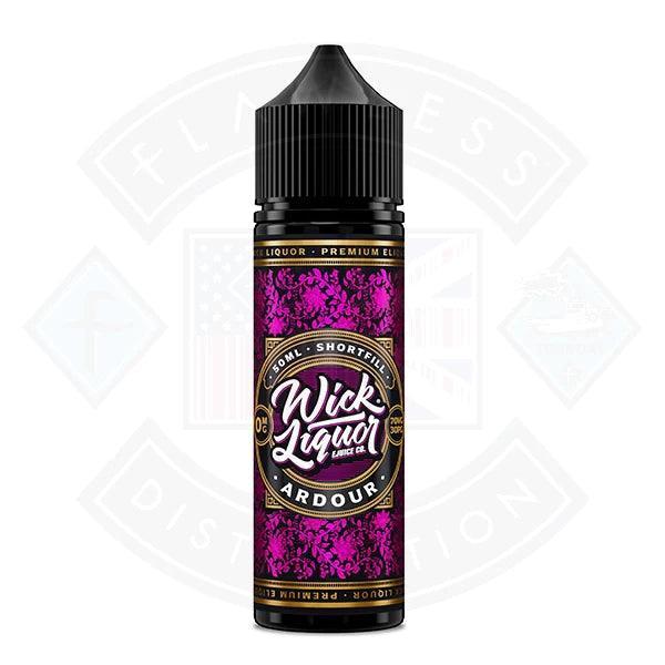 Wick Liquor Ardour 0mg 50ml Shortfill E-liquid - Flawless Vape Shop