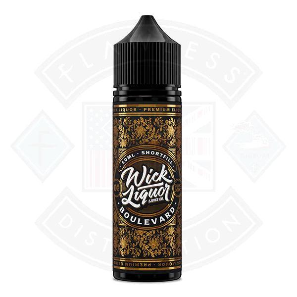 Wick Liquor Boulevard 0mg 50ml Shortfill E-liquid - Flawless Vape Shop