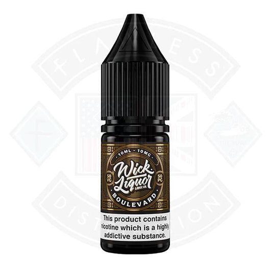 Wick Liquor Salts Boulevard 10ml E-liquid - Flawless Vape Shop