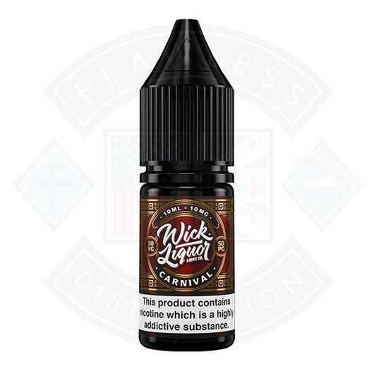 Wick Liquor Salts Carnival 10ml E-liquid - Flawless Vape Shop