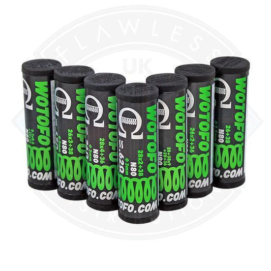 Wotofo Dual Core Fused Clapton N80 3mm - 0.62ohm - Flawless Vape Shop