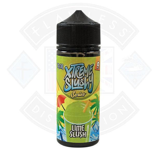 Xtreme Slushy Series - Lime Slush 0mg 100ml Shortfill - Flawless Vape Shop