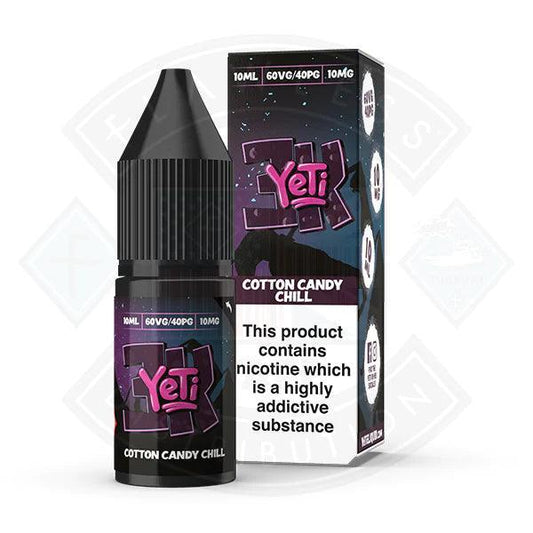 Yeti 3k Bar Salt Cotton Candy Chill 10ml E Liquid - Flawless Vape Shop